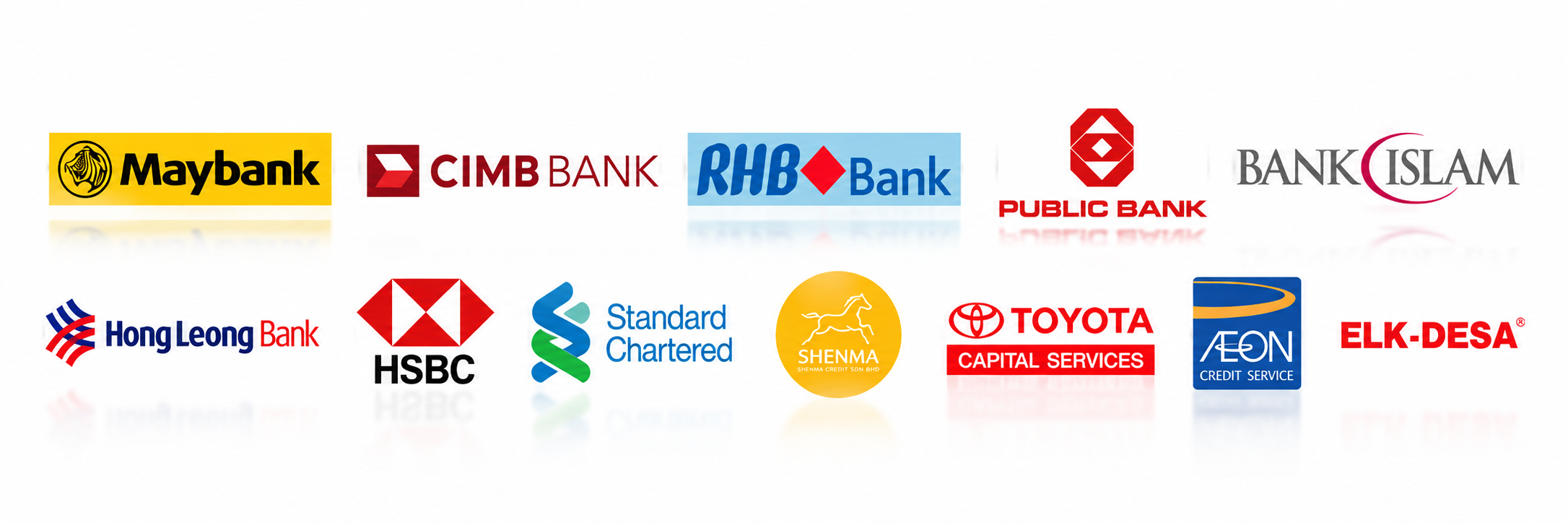 Logo bank dan institusi kewangan